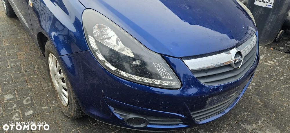 Lampa lewa prawa przód przednia LED czarna Opel Corsa D 2007r Europa - 3