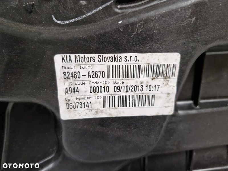 KIA PROCEED II 2 PODNOŚNIK MECHANIZM SZYB PRAWY PRZÓD PRZEDNI - 5