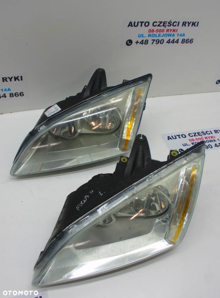 Ford Focus MK2 Lampy Lampa przód lewa prawa Eu - 2