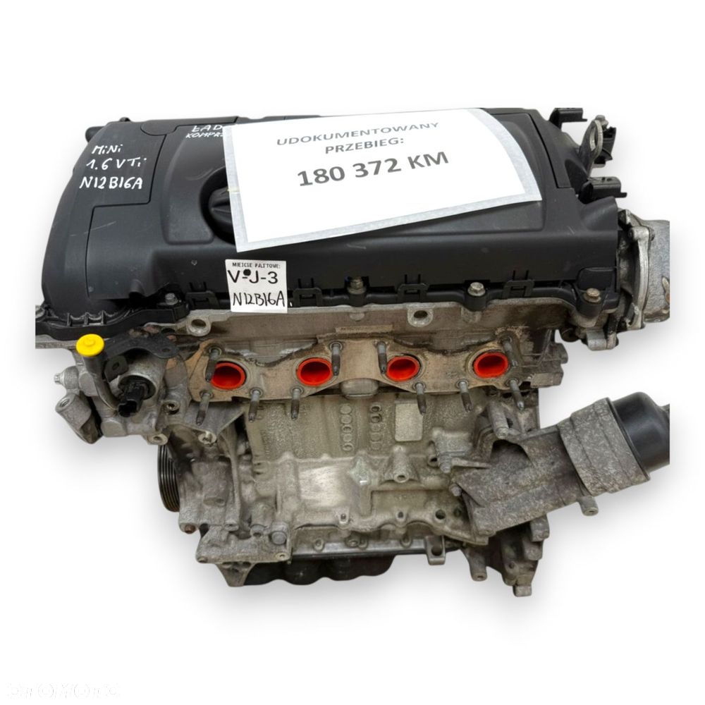 SILNIK N12B16A Mini Cooper R55 R56 R57 1.6 16V VTI N12B16 180 372km - 1