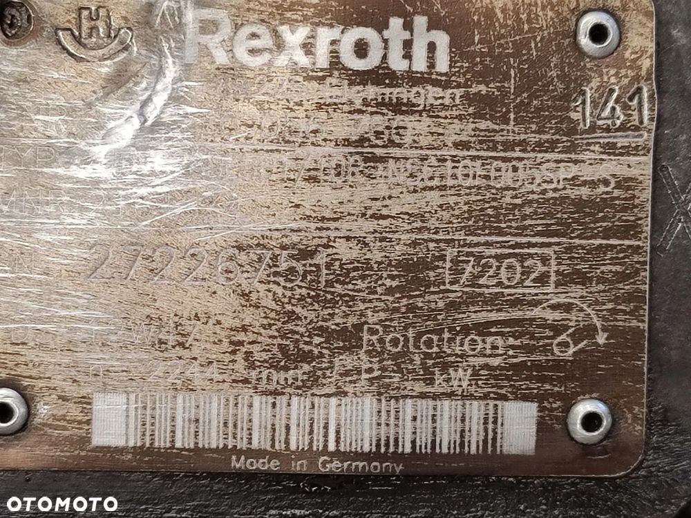 Pompa jazdy  Rexroth 270911 27226751 KRONE BIG X 700 - 10