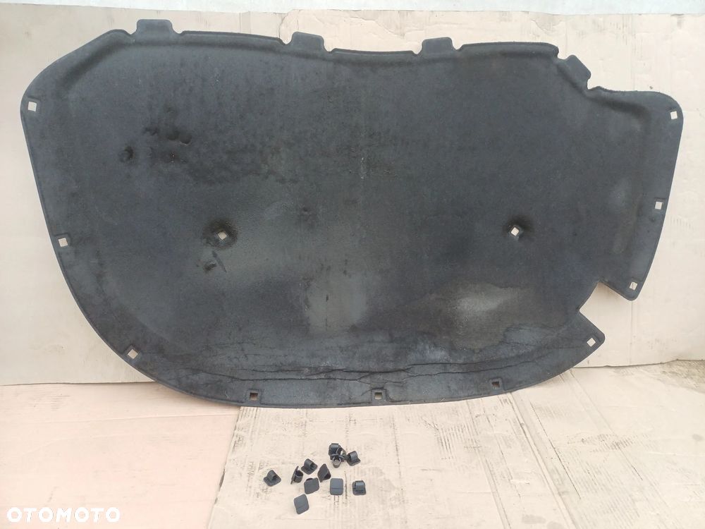 Wygłuszenie wyciszenie podbitka maski Skoda Superb II Lift 3T0863831A spinki - 1