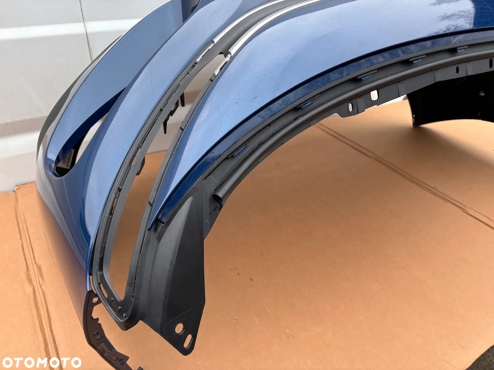 Oryginalny Zderzak Przedni Citroen Berlingo E IV 4 Pod PDC Grill Atrapa Dół Zderzaka Halogen Kratka Lewa Prawa 9816749477 Chrom Niebieski JG 2R - 7