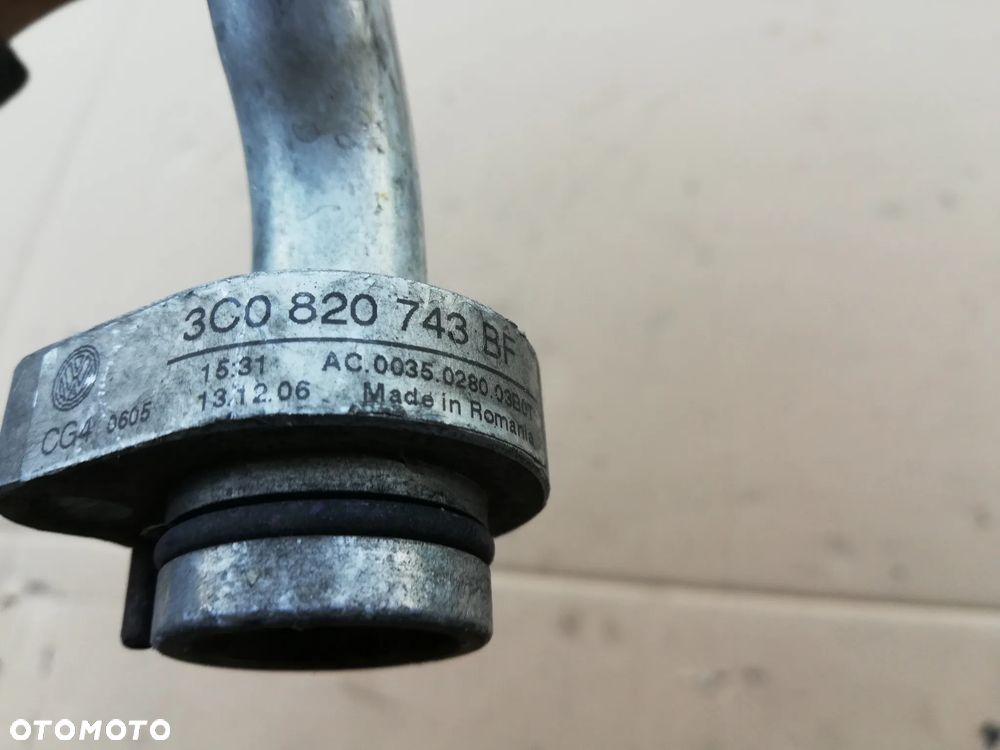 PASSAT B6 2.0 TDI PRZEWÓD KLIMATYZACJI 3C0820743BF - 2