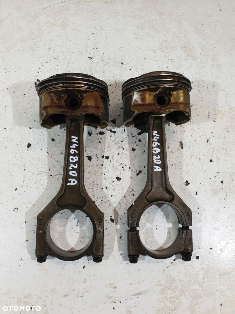 tłok korbowód 084167 bmw 1.8 2.0 b e46 e87 e90 n46 - 1