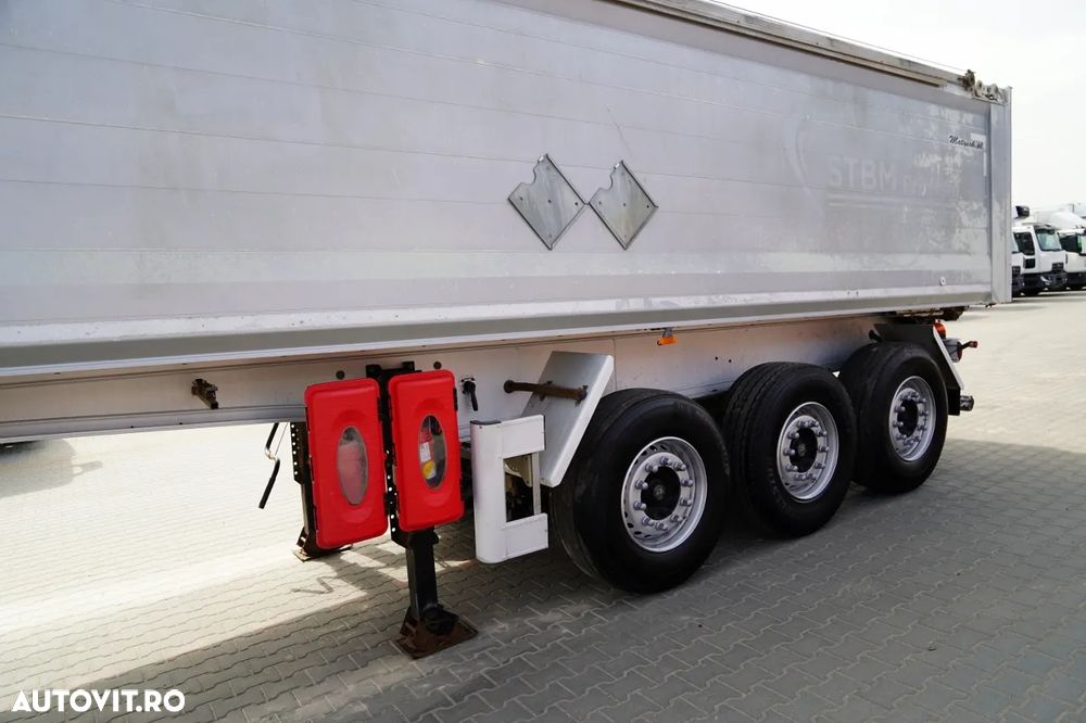 Benalu TIPPER / 30 m³ / ALUMINUM / LIFT AXLE / WEIGHT: 5,000 KG / ELECTRIC CURTAIN / IMPORTED - 10
