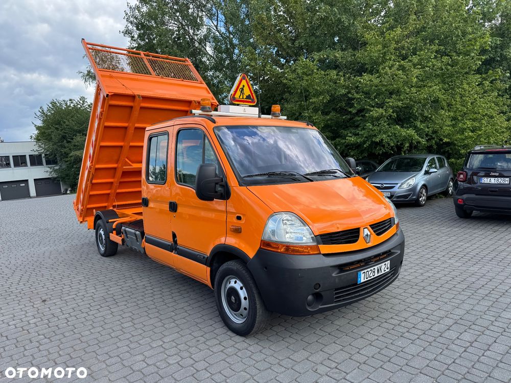 Renault Master Wywrotka brygadowka 7 osób doka  2008. 2.5DCi  Kiper I wł. Wywrot - 2