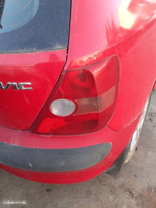 Mala para choques e farolins honda civic 2001 - 3