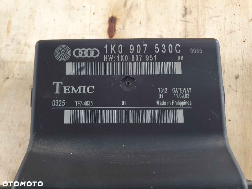Moduł 1K0907530C Sterownik Komputer Gateway VW Golf V Skoda Seat Leon Audi A3 8P - 2