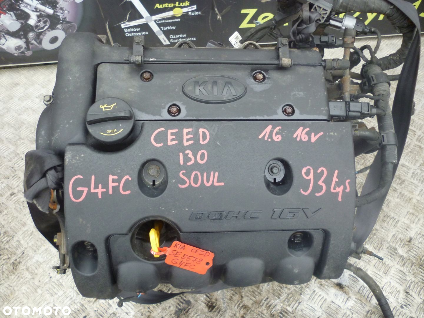 SILNIK KIA CEED SOUL I30 1.6 16V G4FC 93 TYS - 2