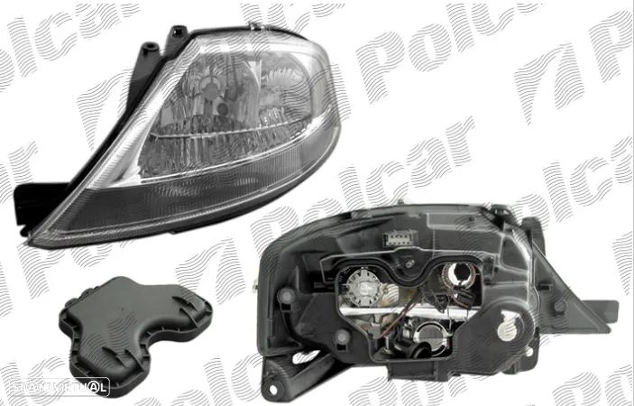 Farois Farol da frente Citroen C3 2002 a 2010 6204.Z6  6205Z-06 - 1