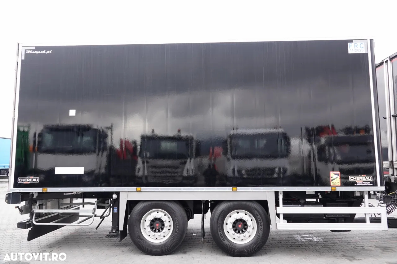 Renault T 480 / 6X2 / SET TANDEM - FRIGORIFER / TRANSPORT SUPRA 1150 MT / LIFTARE / + REMORCA CHERAU / ANVELOPE 100% / ALIEIE / SAF / DUPA CONTRACTUL DE SERVICE GOLDEN - 11