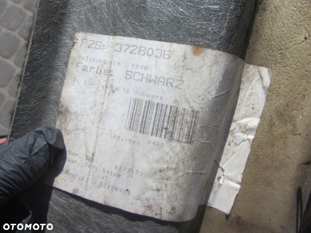 dywan wykładzina bmw e36 cabrio kabrio czarna - 10