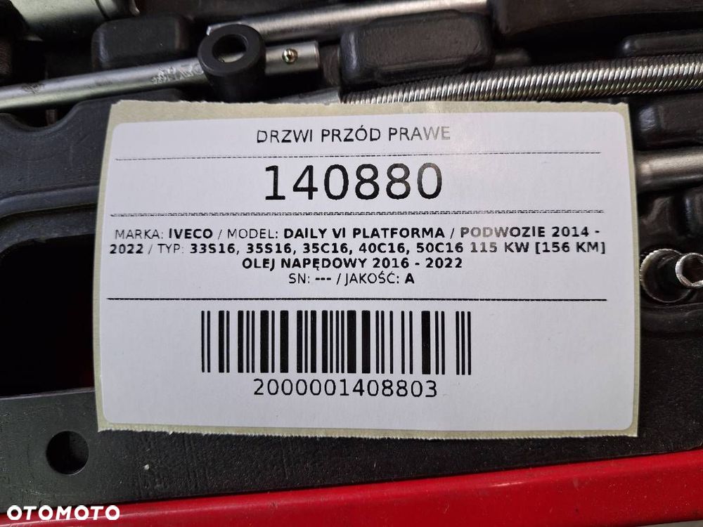 DRZWI PRZÓD PRAWE IVECO DAILY VI 2019 KOMPLETNE - 16