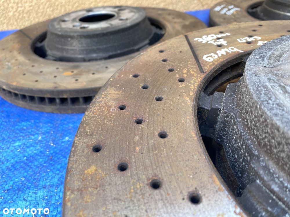 MERCEDES E W213 63AMG ZACISKI HAMULCOWE PRZÓD TYŁ KLOCKI TARCZE 390 / 360mm - 12