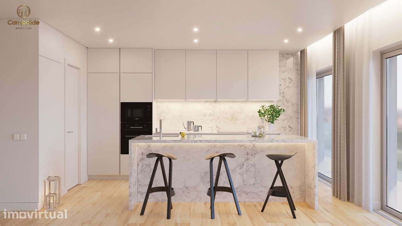 Apartamento T3 c/ Varandas e Parqueamentos em Campolide | Lisboa - Grande imagem: 4/25
