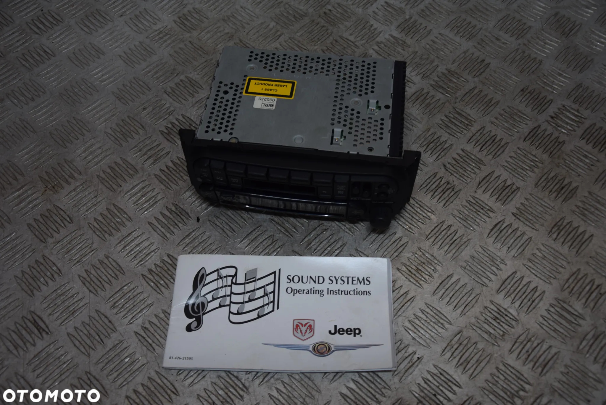 JEEP CHEROKEE KJ RADIO CD KOD - 2