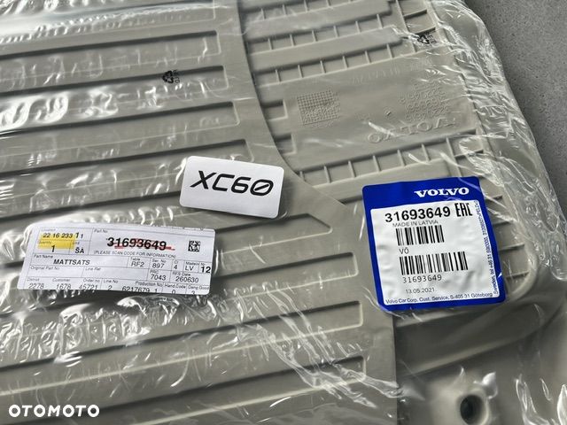 DYWANIKI GUMOWE VOLVO XC60 - beżowe - 11