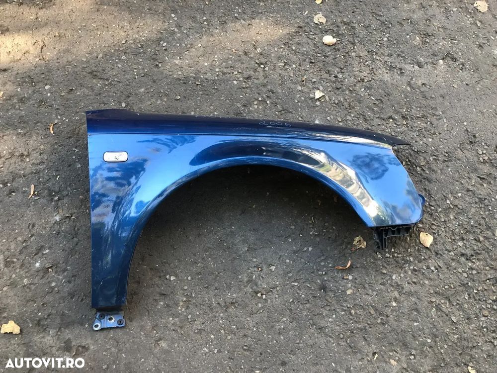 Aripa dreapta fata Audi A4 B7 albastru 2006 - 1