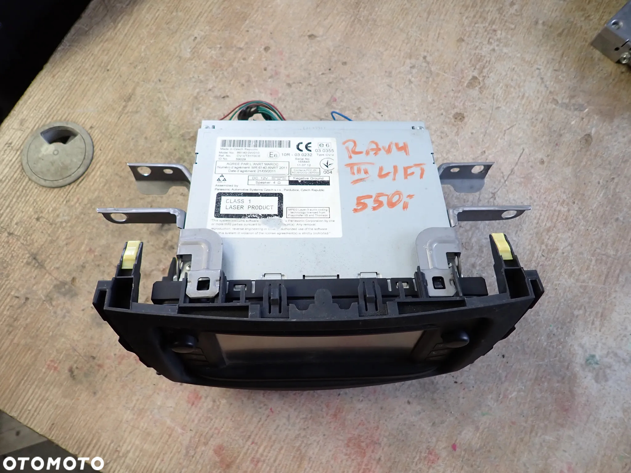 TOYOTA RAV4 III LIFT RADIO NAWIGACJA 86140-0W010 - 2