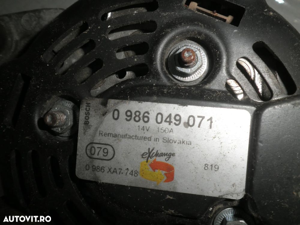 Alternator Ford Focus , Volvo S40, 1.6 TDCI 0986049071 - 3