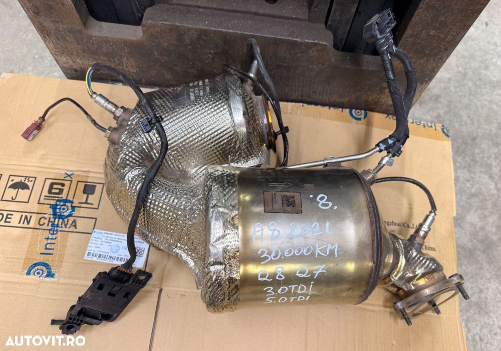 Catalizator, filtru particule AUDI A8 ,Q8 ,A7 3.0 tdi, 5.0 tdi an 2019-2025 cod 8W0254751E complet cu senzori - 1