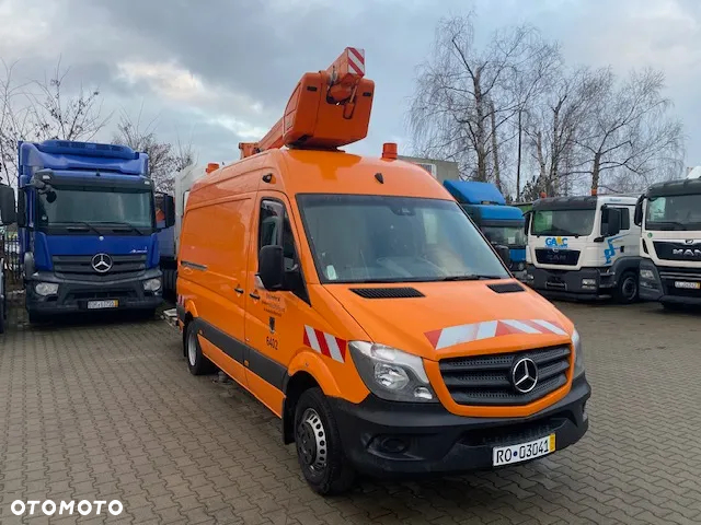 Mercedes-Benz Sprinter / podnośnik koszowy / zwyżka Palfinger PD140 V wysokość robocza 14 m z Niemiec - 3