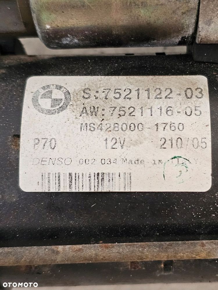 BMW E63 ROZRUSZNIK 2.5 BENZ 7521116 AUTOMAT E60 - 2