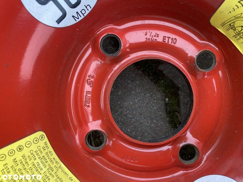 KOŁO DOJAZDOWE CITROEN PEUGEOT 125/85R16 ET10 4X108 - 3