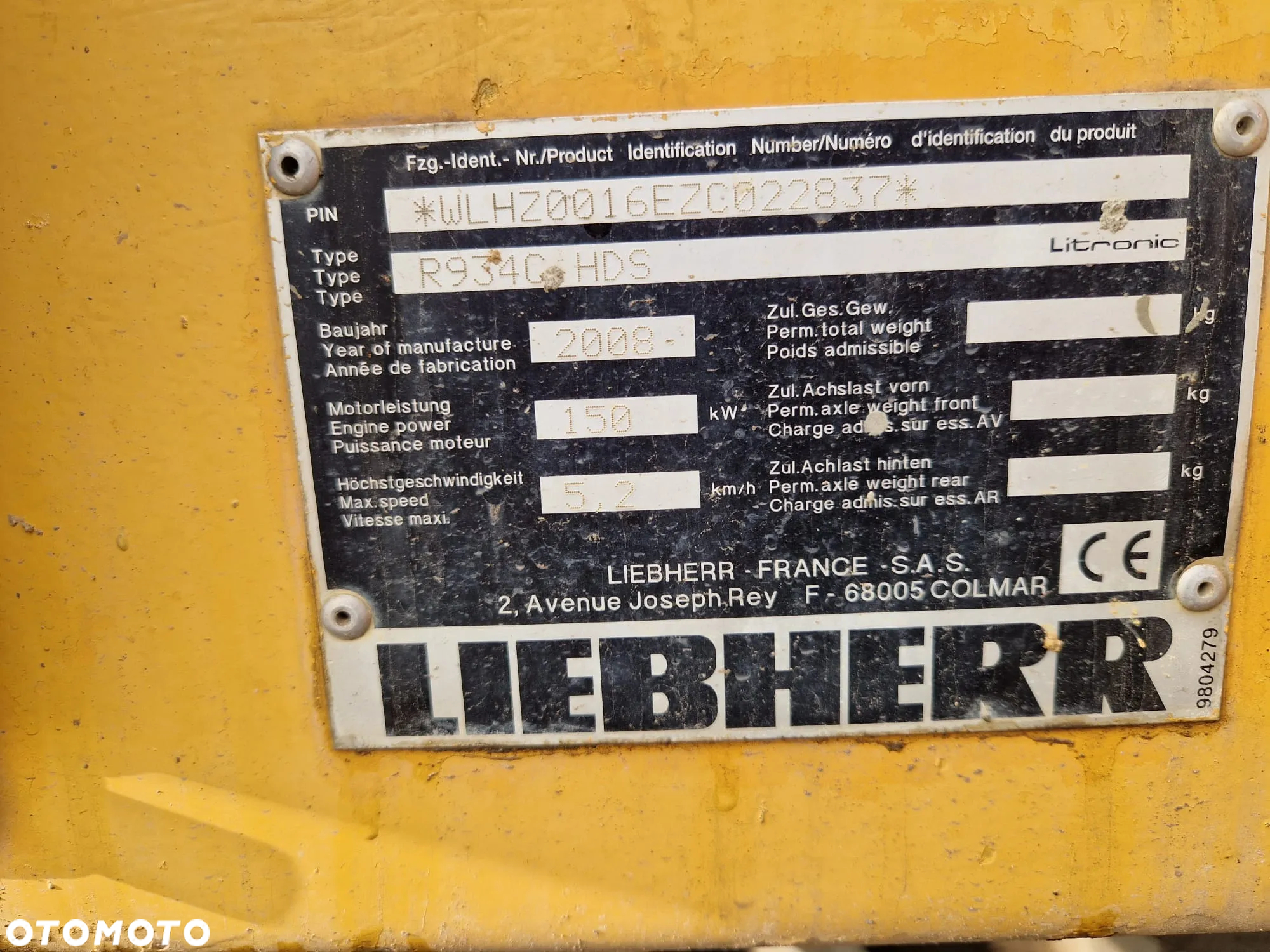 Liebherr R934C HDS Litronic - 5