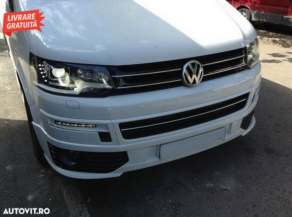 Lumini de zi LED DRL VW Transporter Multivan Caravelle T5.1 Facelift (2010-2015)- livrare gratuita - 10
