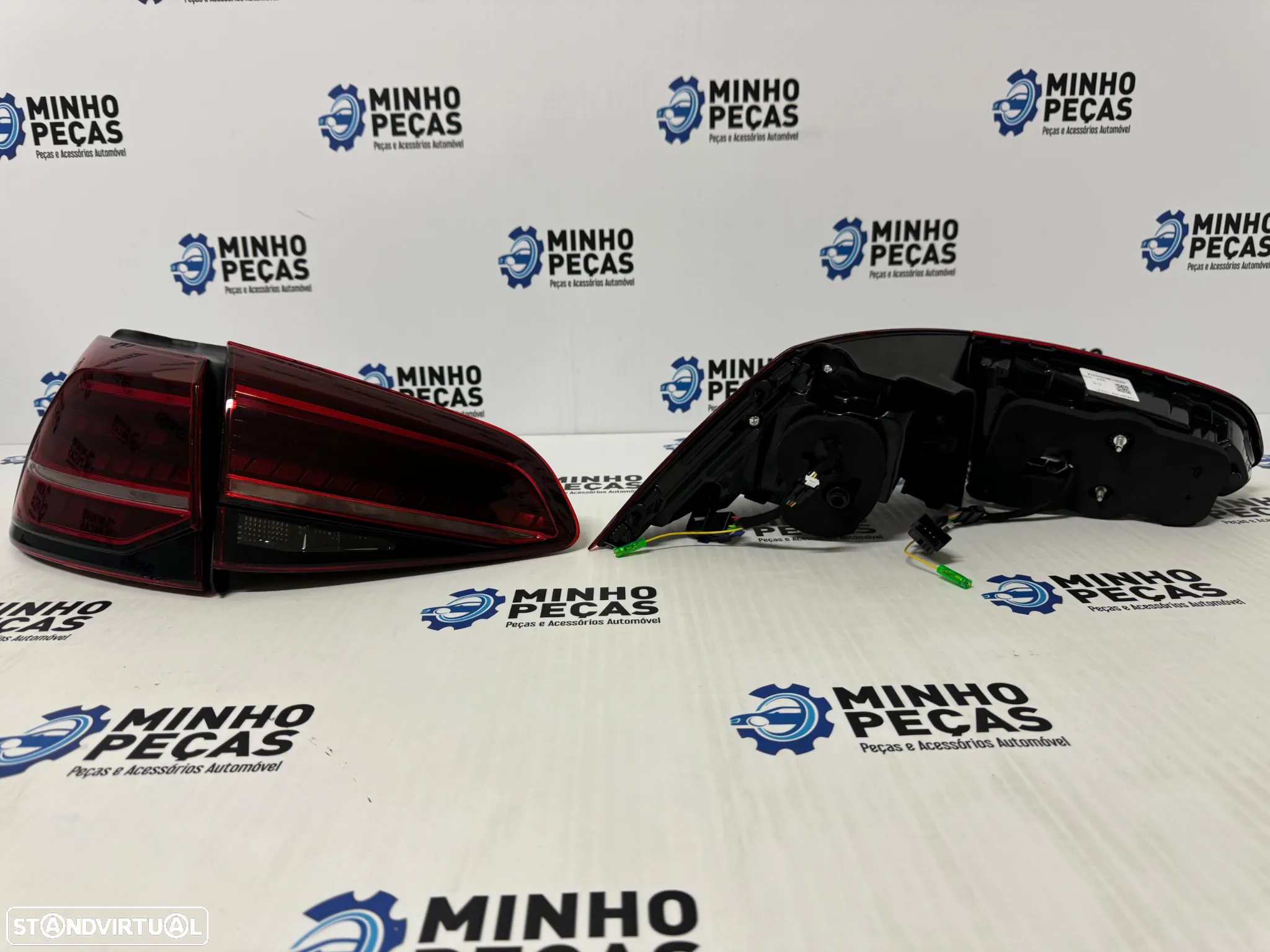 Farolins Traseiros VW Golf 7 e 7.5 Full Led Red Escurecidos - 6