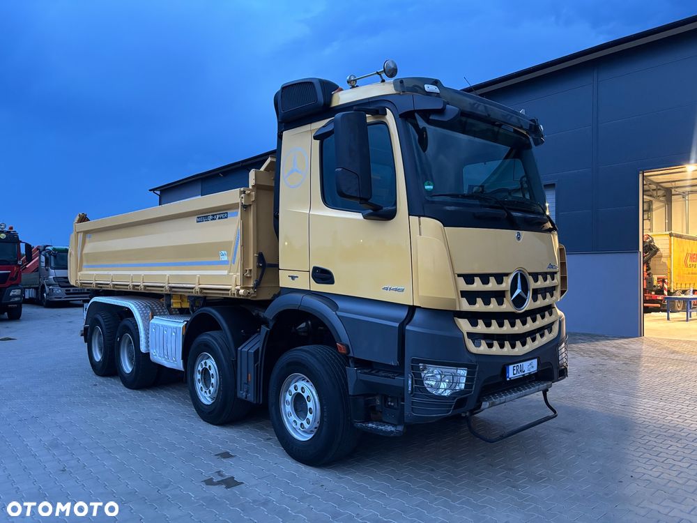 Mercedes-Benz Arocs 4148 Hydroburta Meiller Kipper 8x4 idealny stan - 13