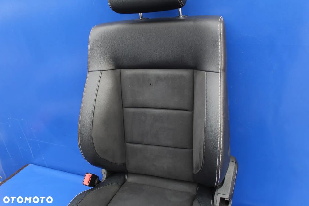 Fotel kierowcy lewy skóra + alcantara wersja sport OE Mercedes E-klasa W212 Lift 2014r - 15