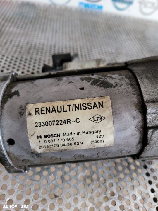 Electromotor Renault Koleos Kadjar Laguna Megane 1.5 Dci Cod Motor K9K An 2013-2018 Cod R - 4