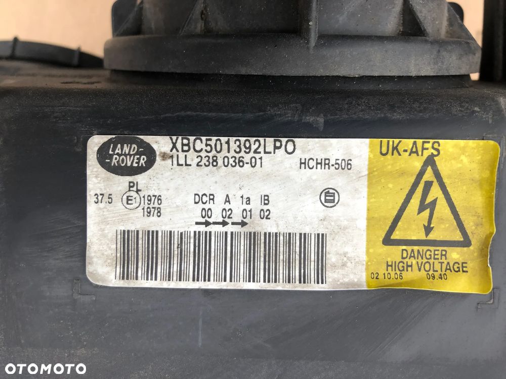 Lampa przednia lewa Xenon XBC501392 RHD Range Rover L322 LM Vogue Lift 2005-09 - 3