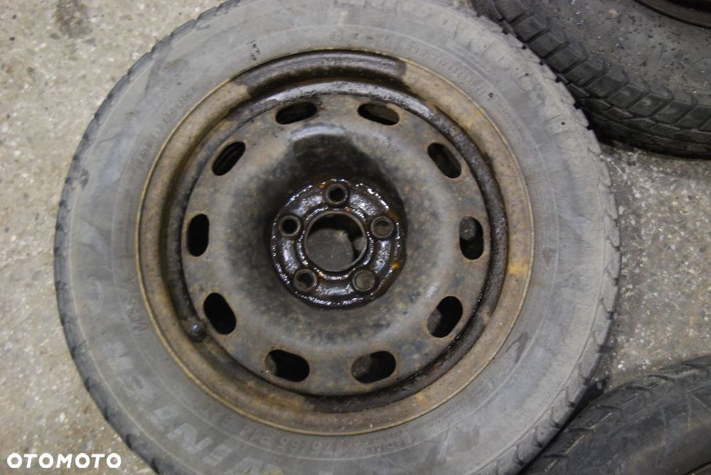 FELGI STALOWE + OPONY ZIMOWE 175/65R14 5X100 ET38 6J SEAT IBIZA III VW SKODA AUDI - 5