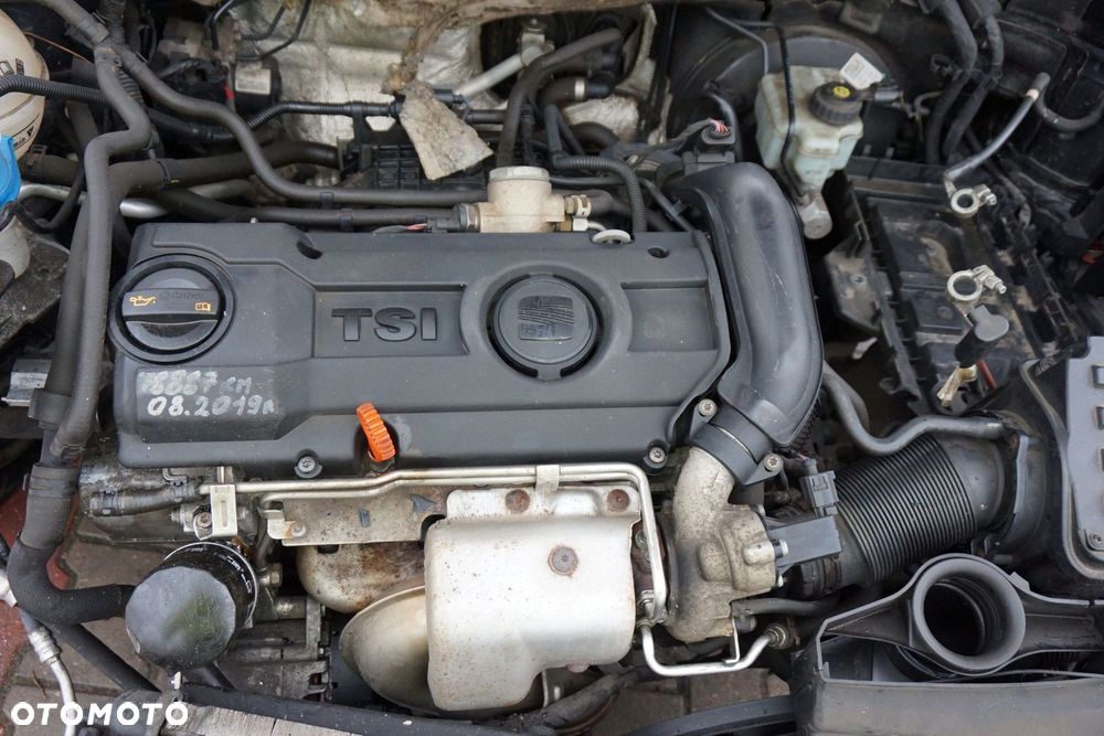 SEAT LEON II 1P1 LIFT 5D HB 2010 LC9Z 1.4 TSI CAXC 125KM LHY CZARNY na części - 14