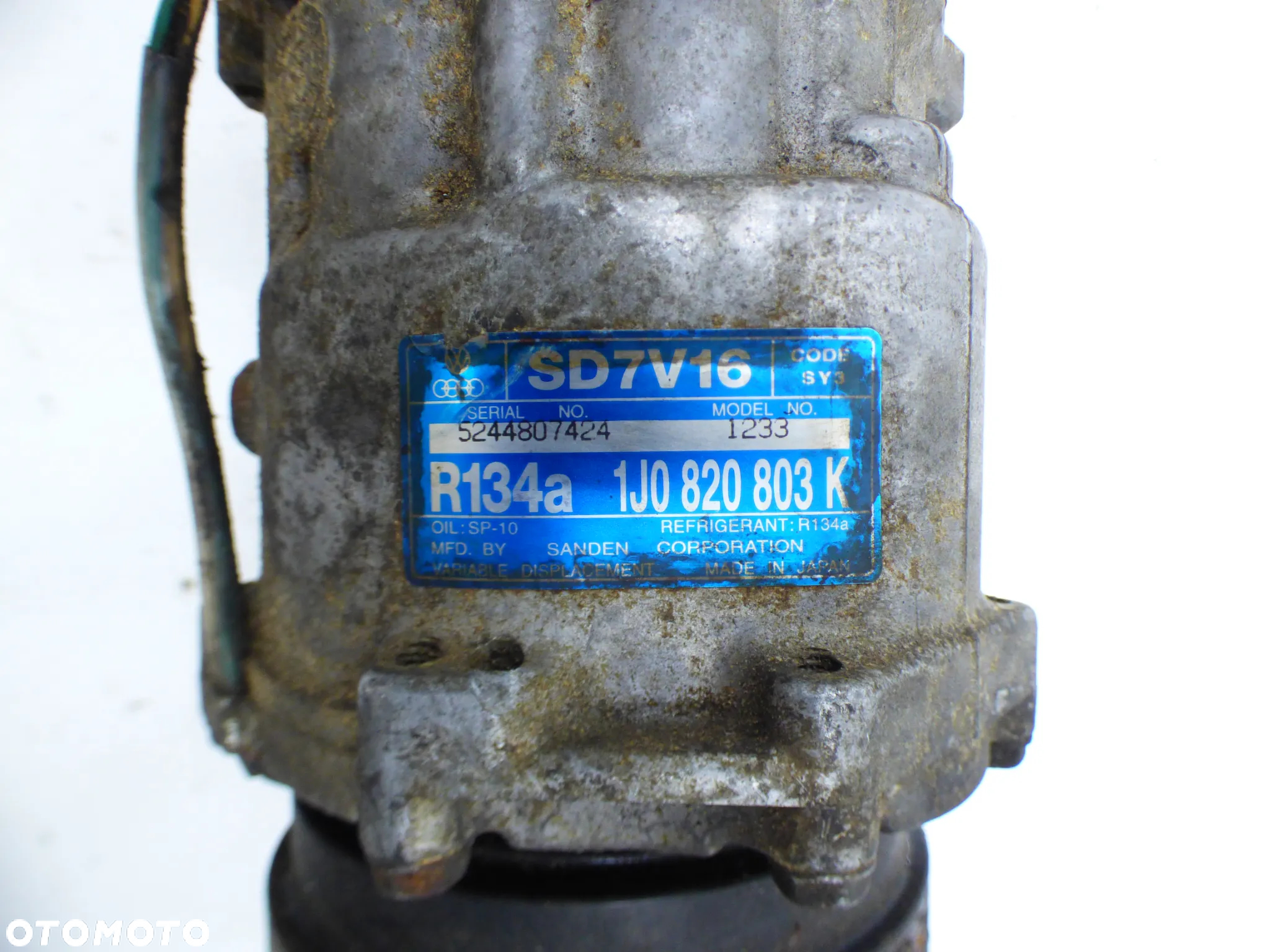 VW BORA A3 1.9 TDI SPRĘŻARKA KOMPRESOR KLIMATYZACJI 1J0820803K GORLICE - 4