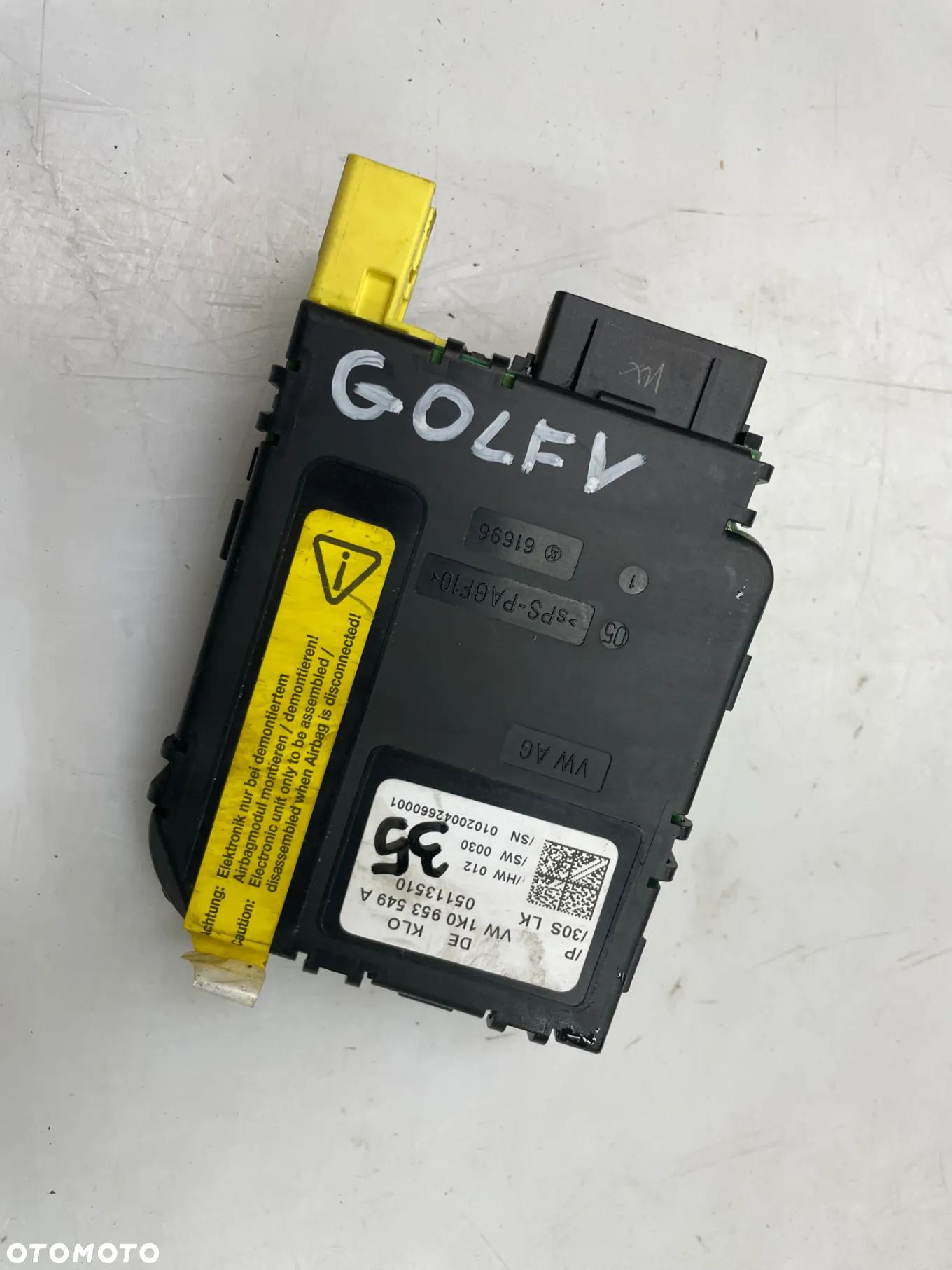 Moduł kąta skrętu vw Golf V Audi A3 8P 1K0953549A - 1