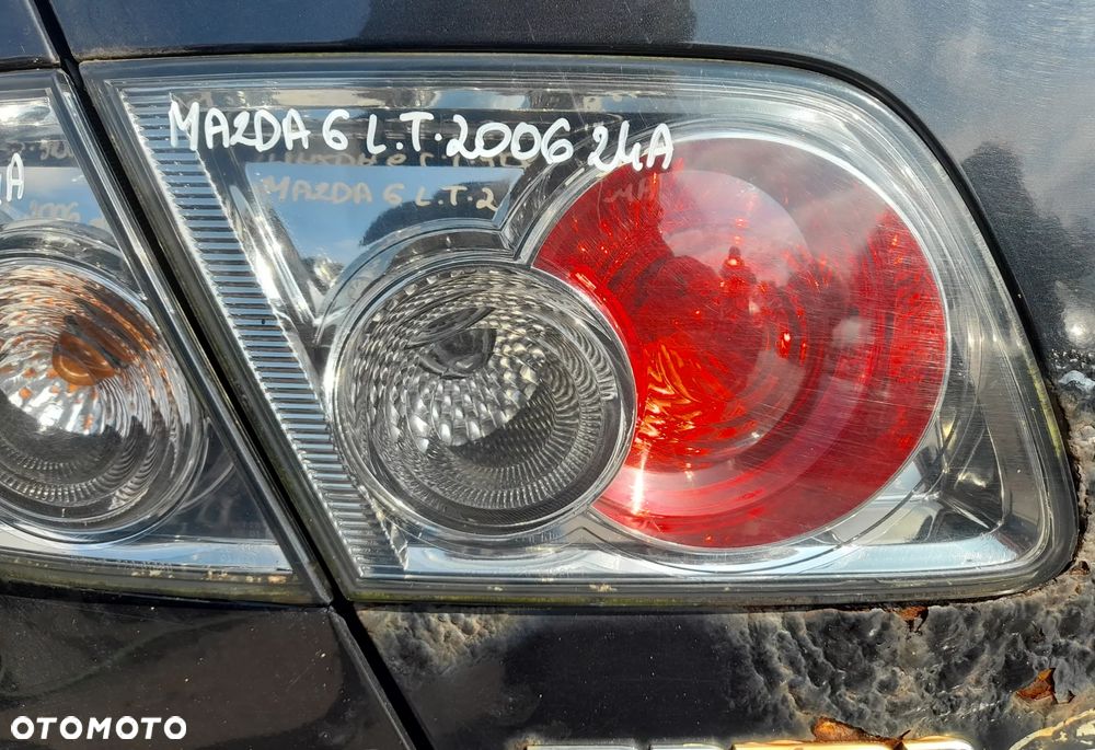 MAZDA 6 LIFT LAMPA LEWY TYŁ LEWA TYLNA KLAPA W KLAPĘ Z KLAPY SEDAN - 1