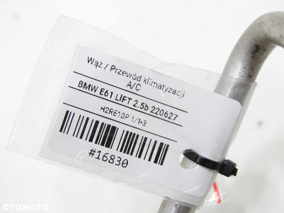 RURKA PRZEWÓD KLIMATYZACJI BMW E60 E61 2.5i - 7