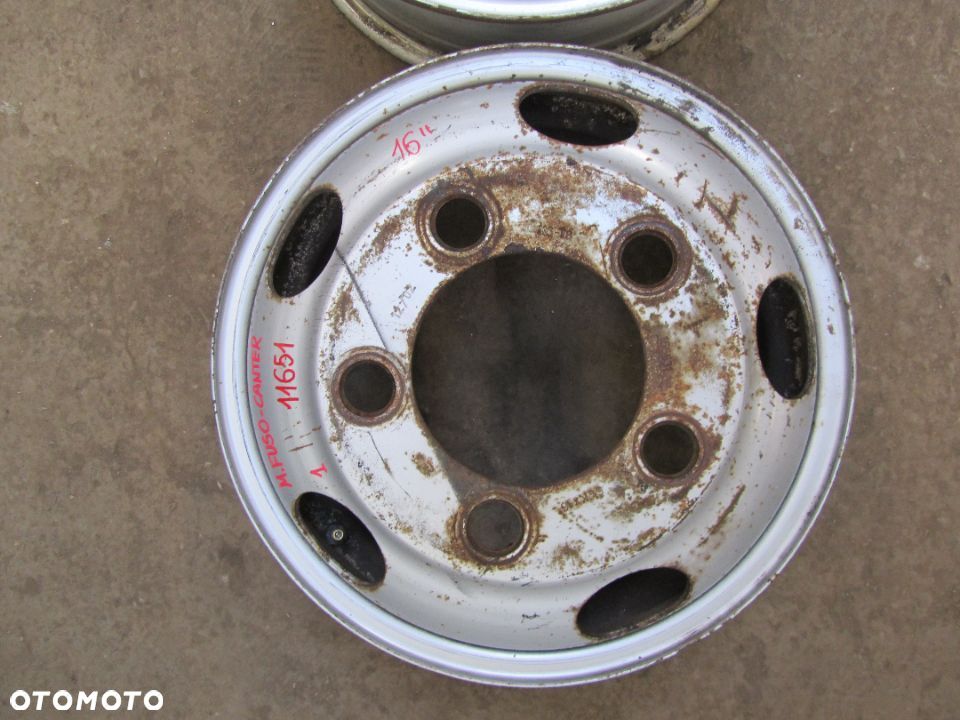 mitsubishi canter fuco felgi stalowe 16" - 2