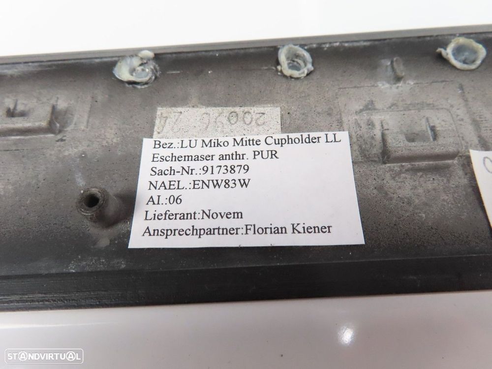 Friso do Cinzeiro em Madeira Seminovo/ Original BMW 7 (F01, F02, F03, F04) 51459... - 4