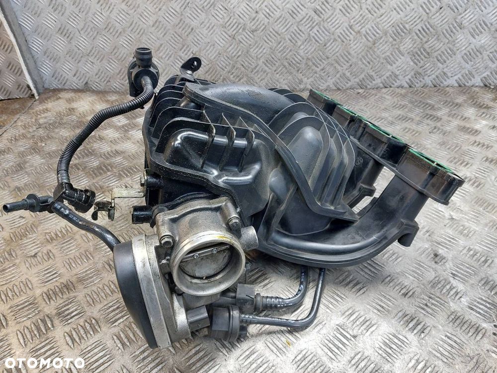 KOLEKTOR SSĄCY + PRZEPUSTNICA BMW E87 116i 1.6 16V N45 N45B16A 1439224 - 6