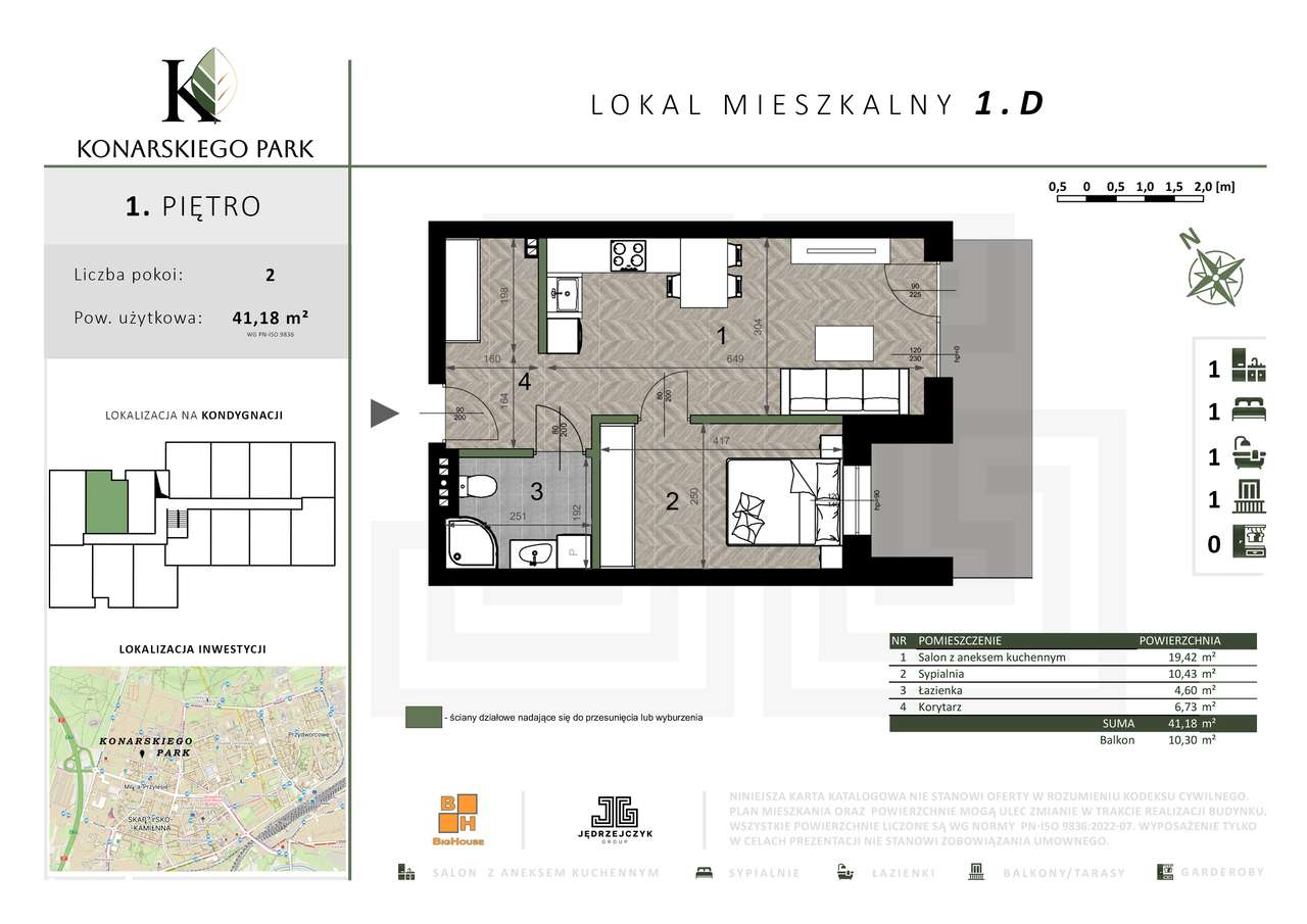 MIESZKANIE 1.D | KONARSKIEGO PARK