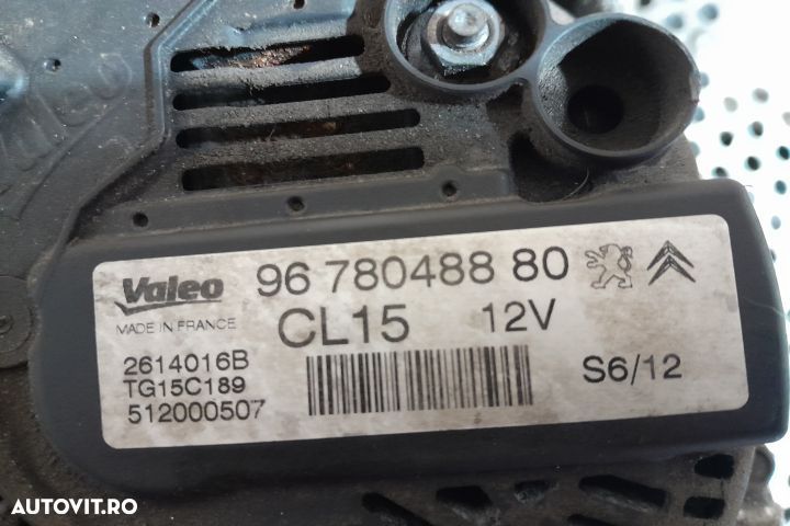 Alternator 9678048880 Peugeot 308 T7 [2007 - 2011] Hatchback 3-usi 1. - 4