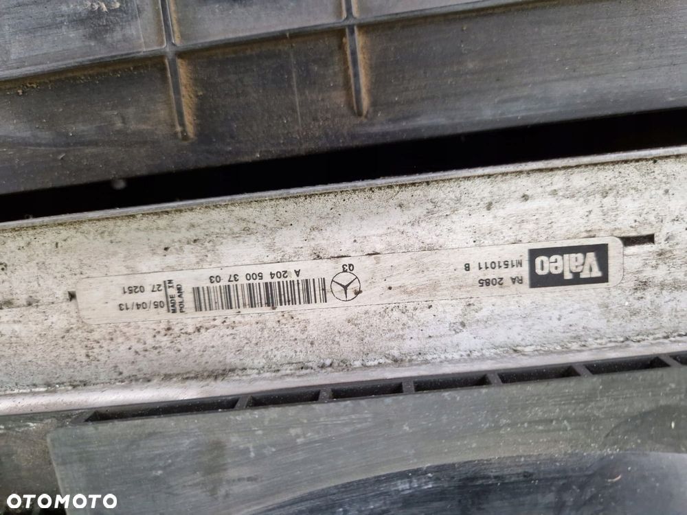 KOMPLET CHŁODNIC WENTYLATOR CLS W218 500 550 V8 E KLASA W212 SL 231 - 10