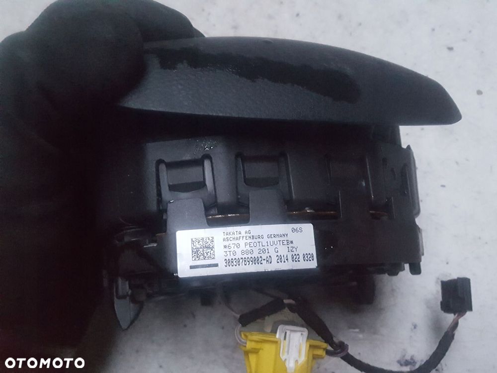 SKODA SUPERB 2 II LIFT PODUSZKA AIRBAG KIEROWCY - 2