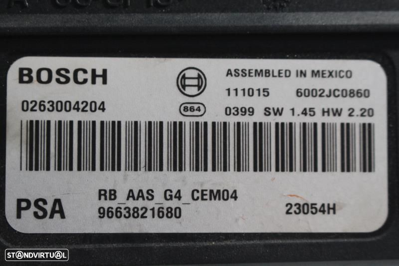 Módulo Eletrónico Peugeot 308 I (4A_, 4C_)  0263004204 / 9663821680 / - 2
